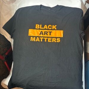 Willie Cole Black Art Matters T-Shirt (No Tag)